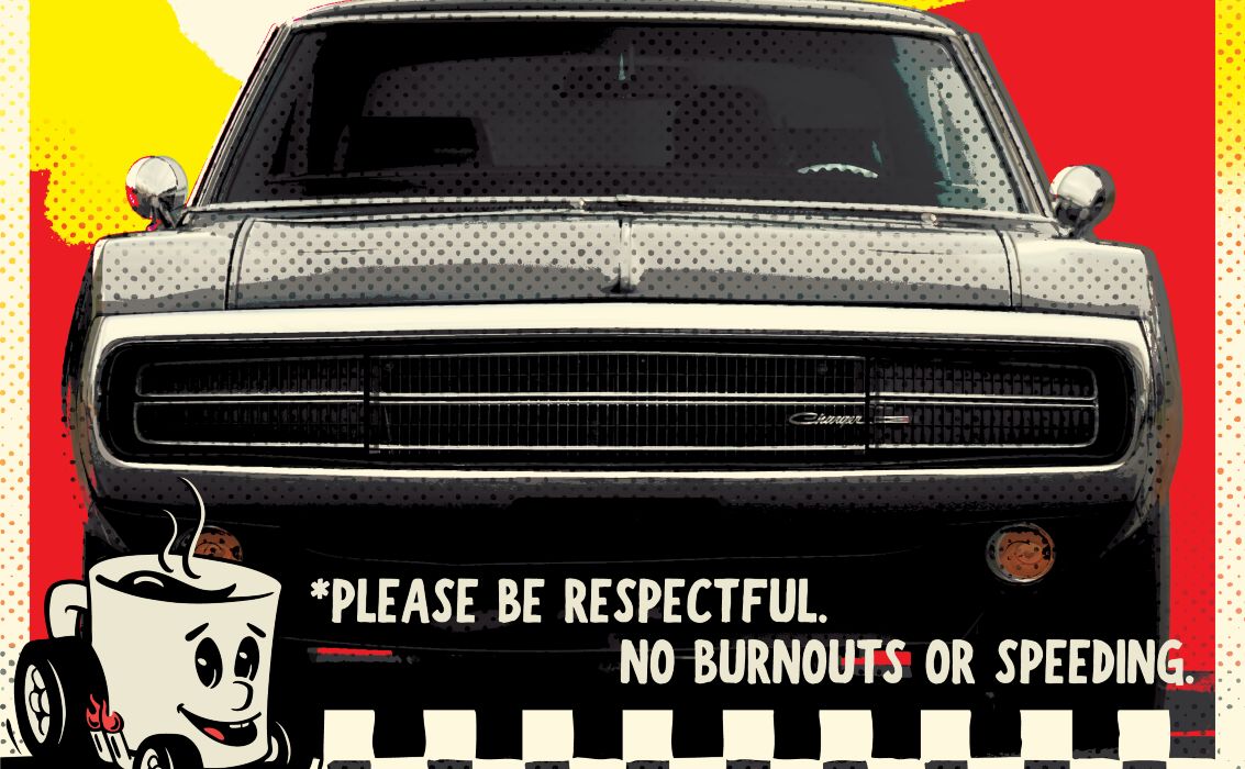 Restomods Cars And Coffee partial flyer May 2026